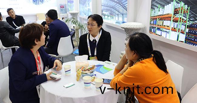 青島恩澤化工展(zhan)會現場